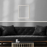 Kit Boiserie de EVA Autocolante Cortado 01 Moldura | RM61-Meu-Rodape-3.8 cm / 60x70 / Branco-3901