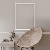 Kit Boiserie de EVA Autocolante Cortado 01 Moldura | RM61-Meu-Rodape-3.8 cm / 90x120 / Branco-3904