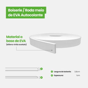 Boiserie de EVA Autocolante | RM43