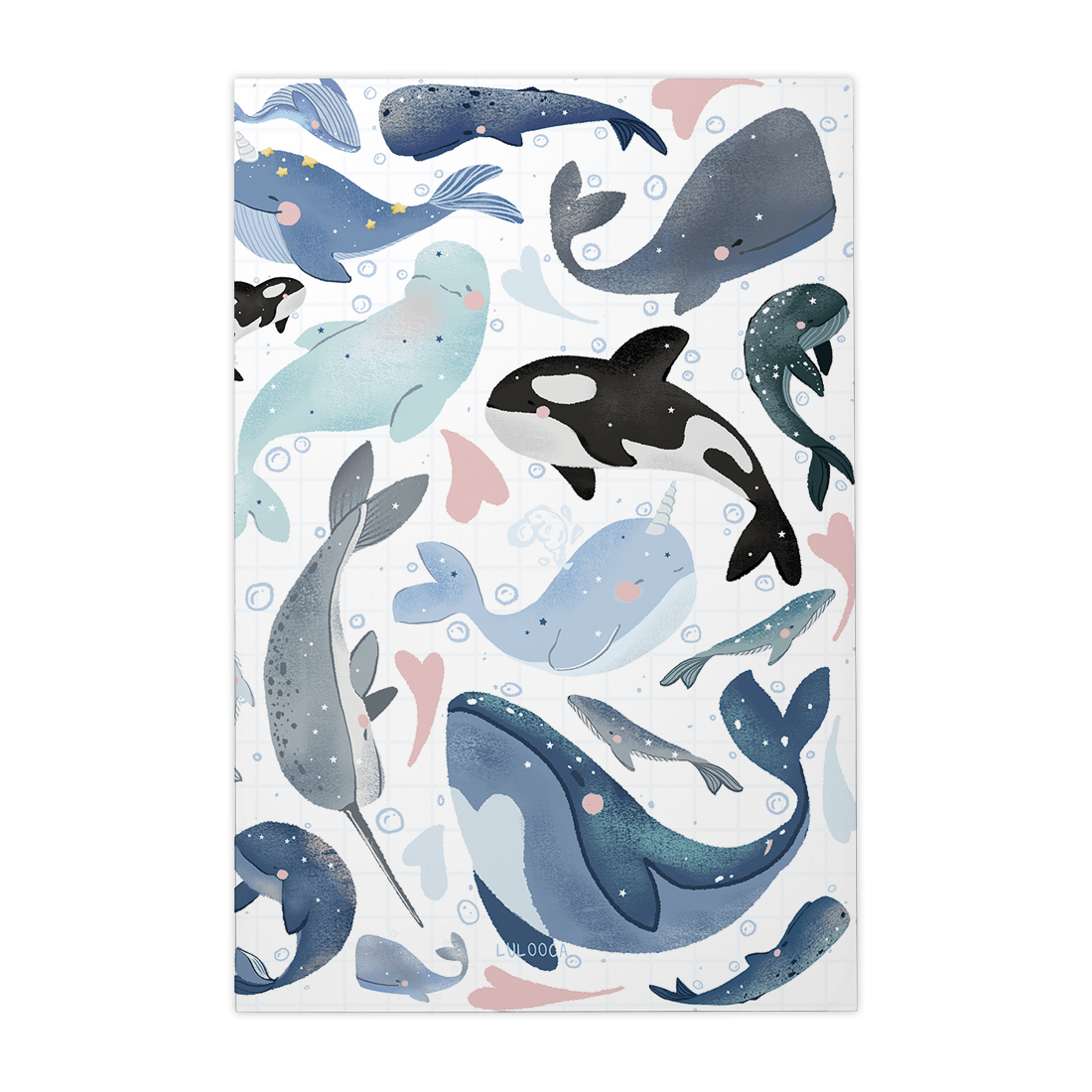 Quadro Decorativo Baleias do amor | Luana Gurgel