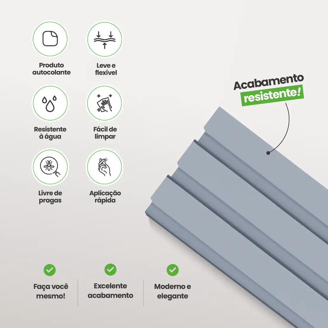 Kit Cabeceira Painel Ripado Autocolante | Linha Play-Meu-Rodape--