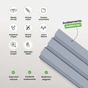Kit Cabeceira Painel Ripado | Linha Play
