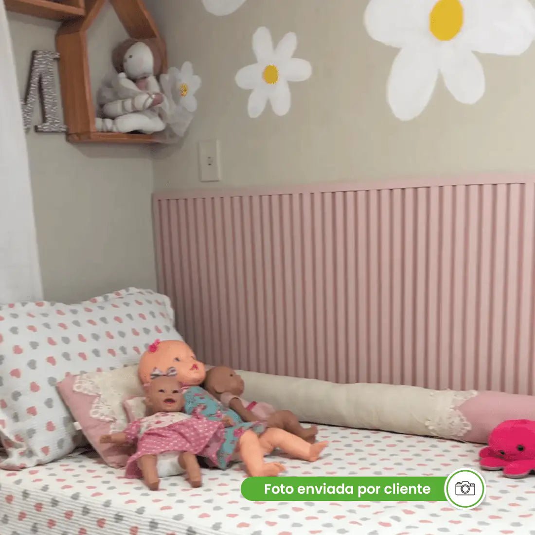Kit Cabeceira Painel Ripado Autocolante | Linha Play-Meu-Rodape--
