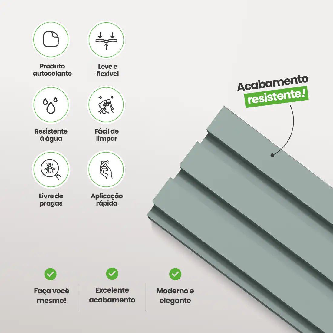 Kit Cabeceira Painel Ripado Autocolante | Linha Play-Meu-Rodape--