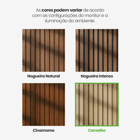 Painel Ripado Laminado de EVA Autocolante | Linha Madeto - Meu Rodapé