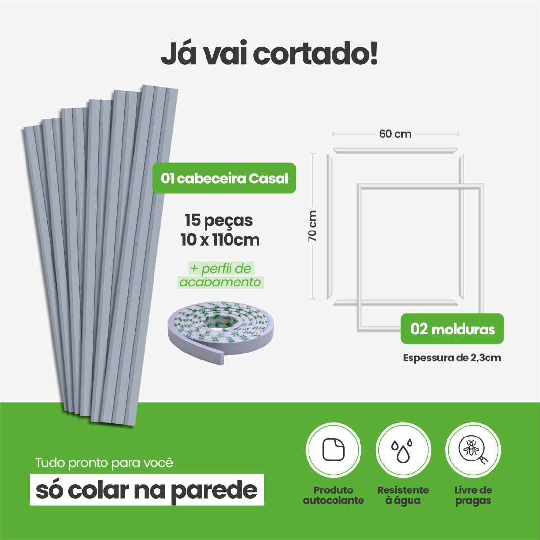 Kit Decoração para Quarto | Linha Decora Fácil