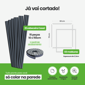 Kit Decoração para Quarto | Linha Decora Fácil - Meu Rodapé