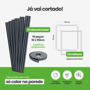 Kit Decoração para Quarto | Linha Decora Fácil - Meu Rodapé