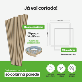 Kit Decoração para Quarto | Linha Decora Fácil - Meu Rodapé