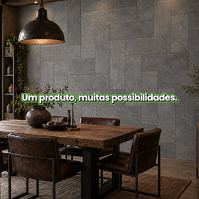Revestimento Autocolante Coleção Pedras Formato Placa - Meu Rodapé