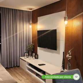 Painel Ripado Laminado de EVA Autocolante | Linha Madeto-Meu-Rodape--