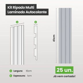 Kit Ripado MULTI | Play | Meu Rodapé-Meu-Rodape--