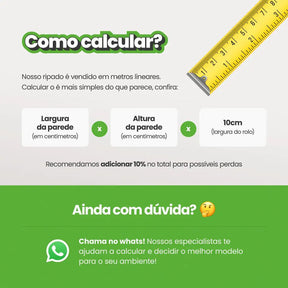 Painel Ripado Laminado de EVA Autocolante | Linha Play-Meu-Rodape--