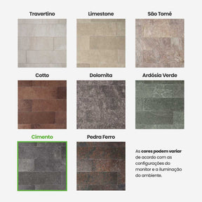 Revestimento Tijolinho Autocolante em Pedra Flexível - Meu Rodapé