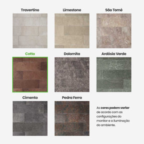 Revestimento Tijolinho Autocolante em Pedra Flexível - Meu Rodapé