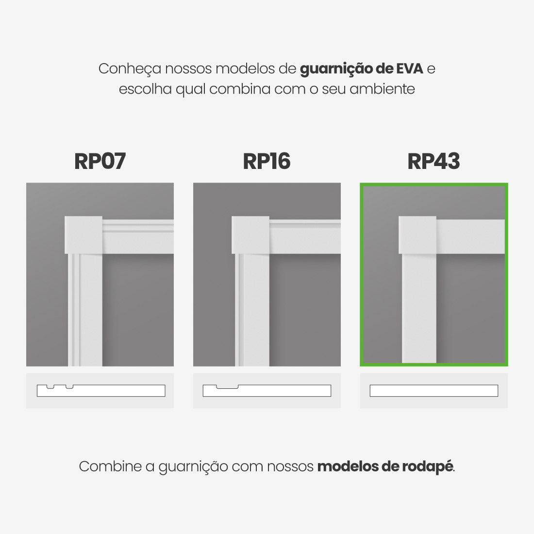 Guarnição de Janelas | RP43 - Meu Rodapé