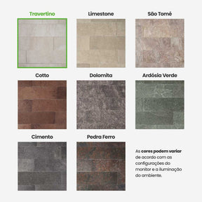 Revestimento Tijolinho Autocolante em Pedra Flexível - Meu Rodapé