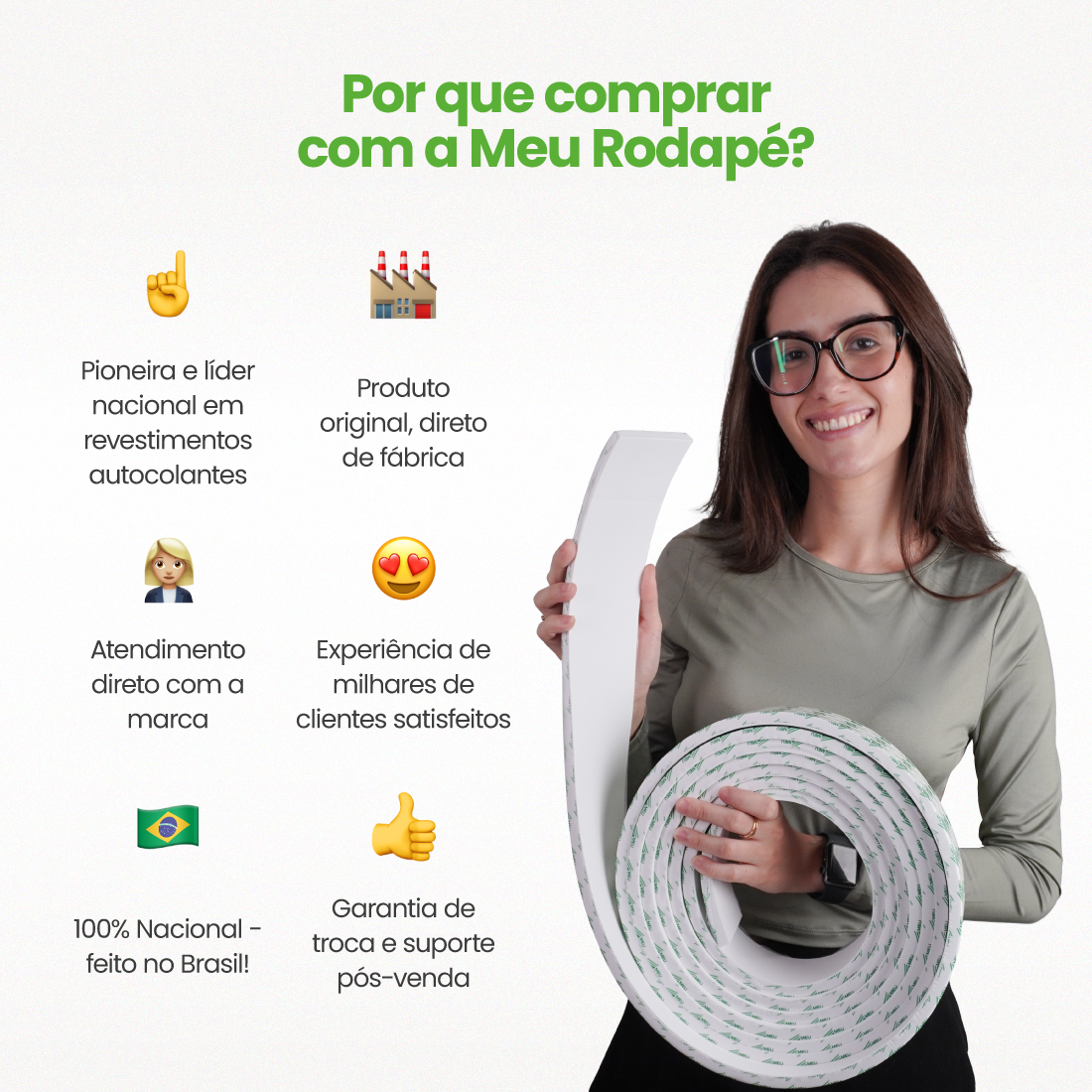 Rodapé de EVA Autocolante | RP16