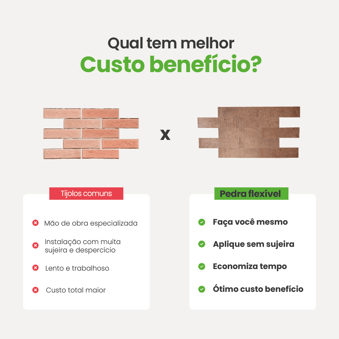 Revestimento Pedra Flexível Autocolante | Linha Petra - Meu Rodapé