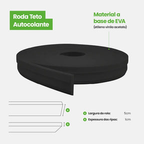 Roda Teto EVA Autocolante | RT340-Meu-Rodape--