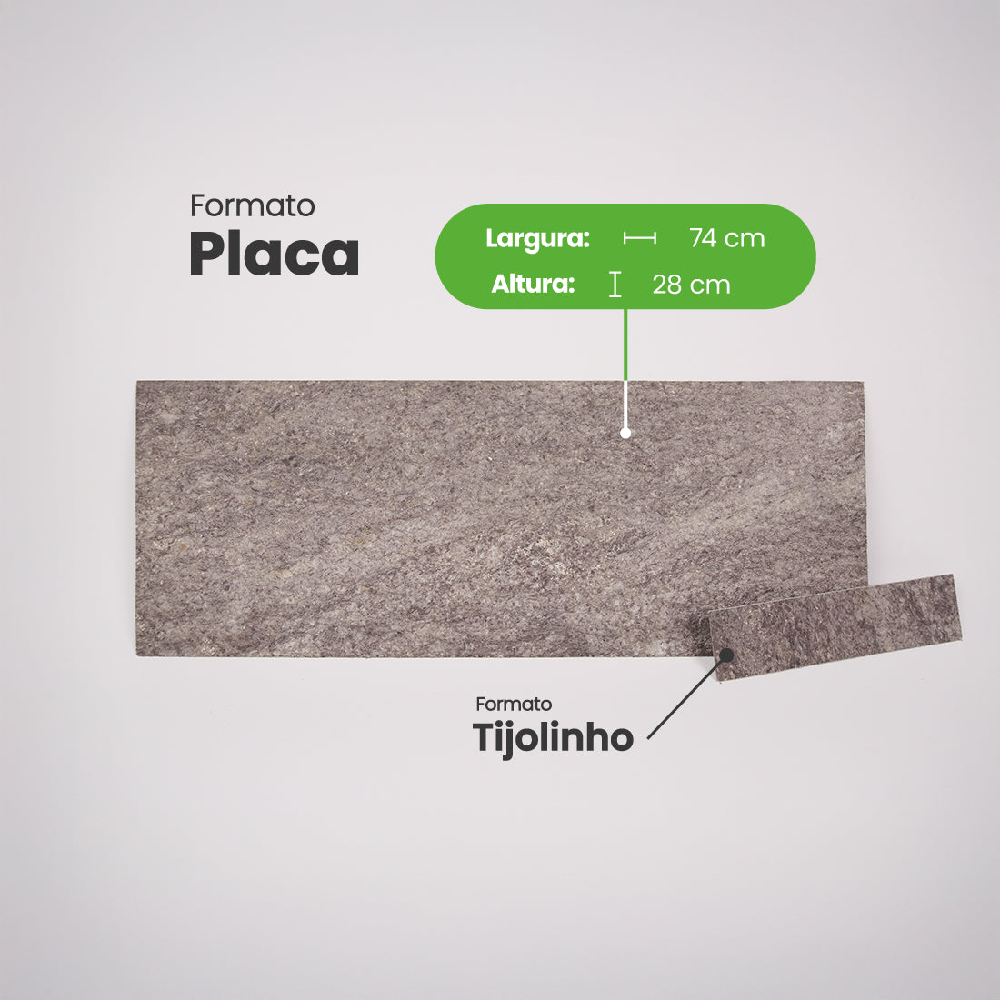 Revestimento Autocolante Coleção Pedras Formato Placa