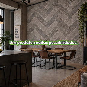 Revestimento Autocolante Coleção Pedras Formato Placa - Meu Rodapé