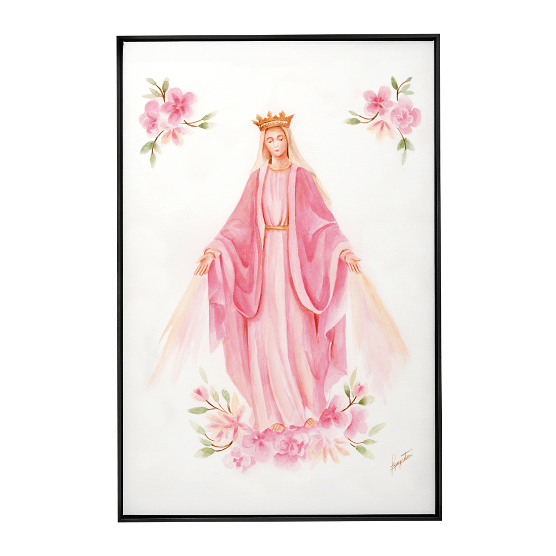 Quadro Decorativo Nossa Senhora das Graças Rosa | Nanda Peyroton