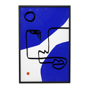 Quadro Decorativo Dor Azul | Daniel Ribeiro