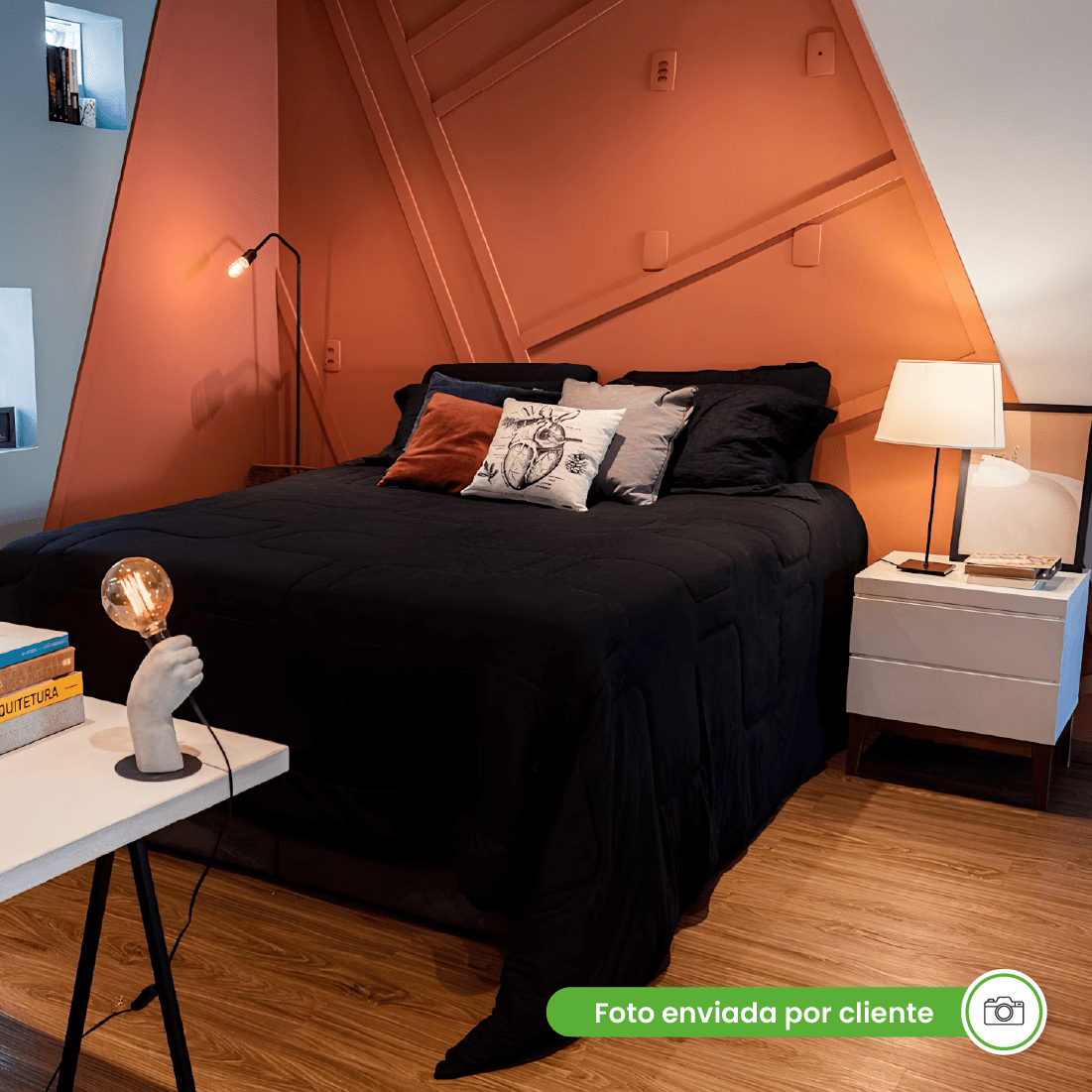 Painel Ripado de EVA Autocolante | RP43 Meu Rodapé