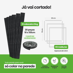 Kit Decoração para Quarto | Linha Decora Fácil - Meu Rodapé