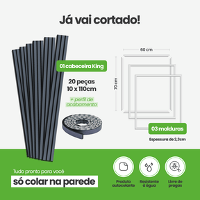 Kit Decoração para Quarto | Linha Decora Fácil - Meu Rodapé