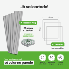 Kit Decoração para Quarto | Linha Decora Fácil - Meu Rodapé