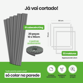 Kit Decoração para Quarto | Linha Decora Fácil - Meu Rodapé