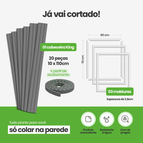 Kit Decoração para Quarto | Linha Decora Fácil - Meu Rodapé