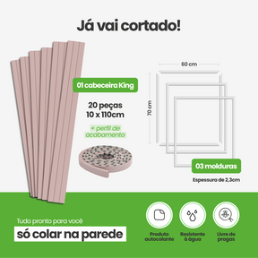 Kit Decoração para Quarto | Linha Decora Fácil - Meu Rodapé