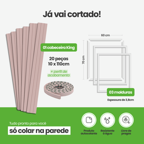 Kit Decoração para Quarto | Linha Decora Fácil - Meu Rodapé