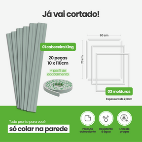 Kit Decoração para Quarto | Linha Decora Fácil - Meu Rodapé
