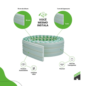 Kit Cabeceira Painel Ripado | Linha Play - Meu Rodapé
