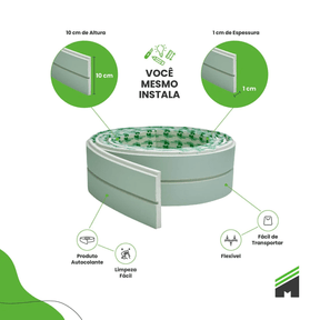 Kit Cabeceira Painel Ripado | Linha Play + - Meu Rodapé