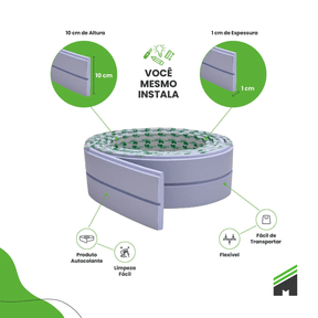Kit Cabeceira Painel Ripado | Linha Play + - Meu Rodapé