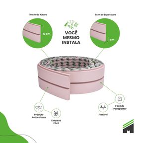 Kit Cabeceira Painel Ripado | Linha Play + - Meu Rodapé