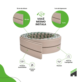 Kit Cabeceira Painel Ripado | Linha Play + - Meu Rodapé