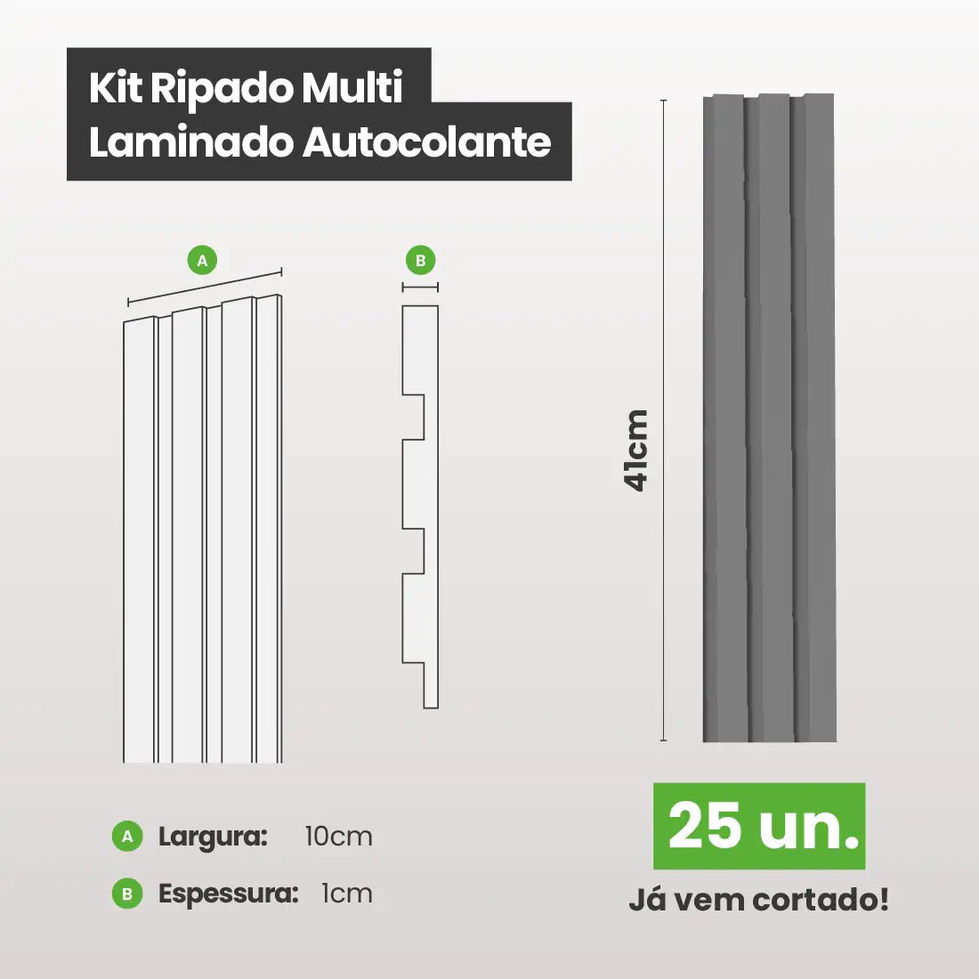 Kit Ripado MULTI | Play | Meu Rodapé-Meu-Rodape--