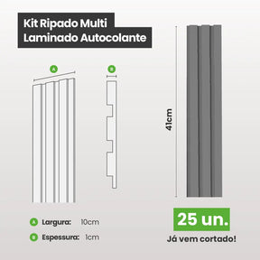 Kit Ripado MULTI | Play | Meu Rodapé-Meu-Rodape--