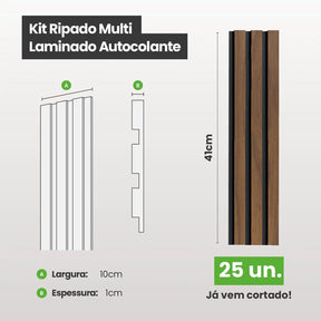 Kit Ripado MULTI | Madeto | Meu Rodapé-Meu-Rodape--