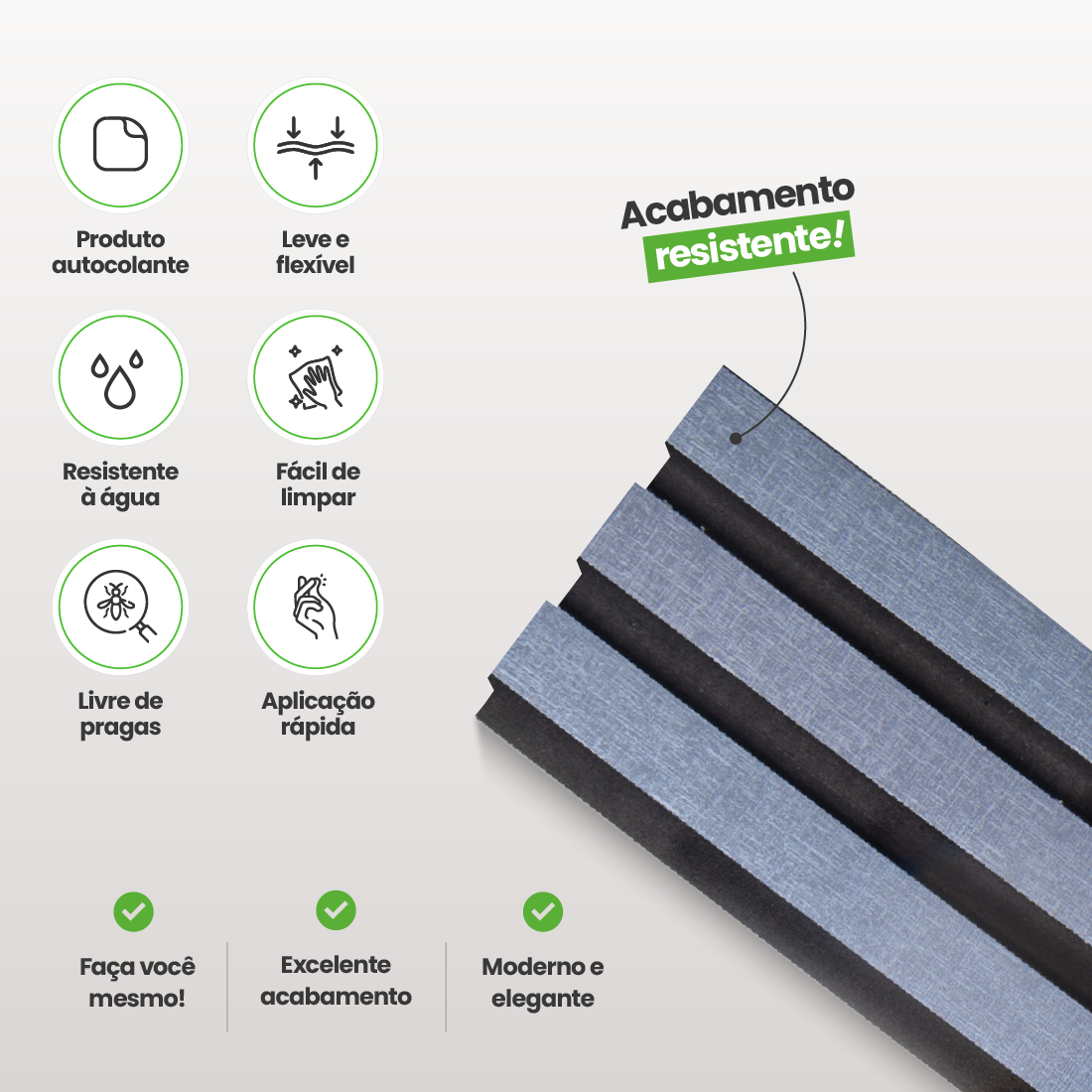 Kit Ripado MULTI | Urban | Meu Rodapé