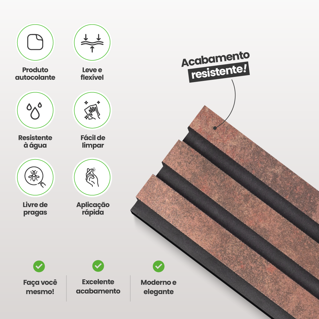 Kit Ripado MULTI | Urban | Meu Rodapé