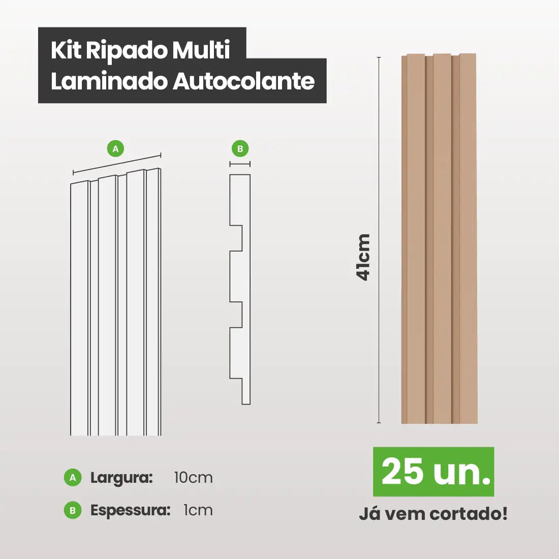 Kit Ripado MULTI | Play | Meu Rodapé-Meu-Rodape--