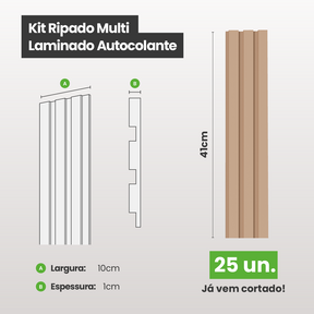 Kit Ripado MULTI | Play | Meu Rodapé