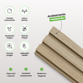 Kit Ripado MULTI | Madeto | Meu Rodapé